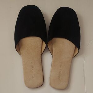 Patricia Green Black and Cream Flat Classic Slip-On Comfort